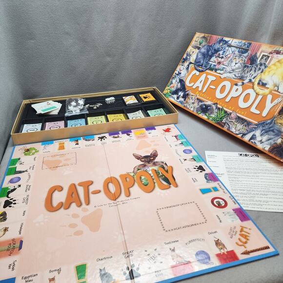 Cat-Opoly Board Game for Cat Lovers - Picture 3 of 6